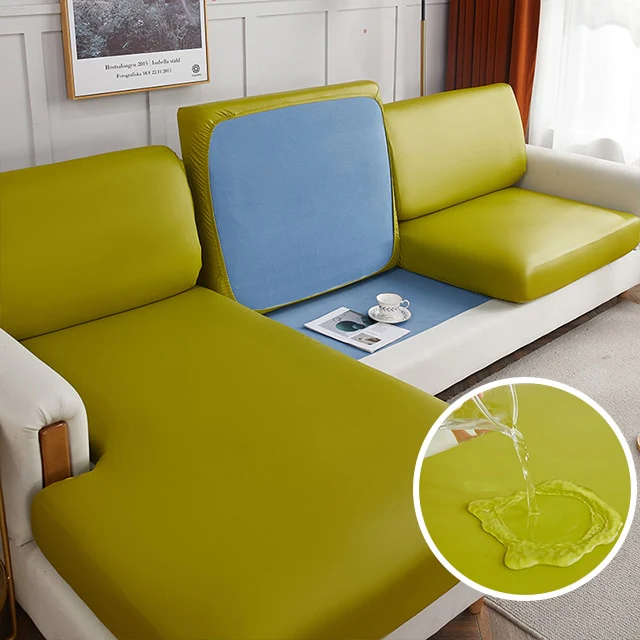 Faux Leather Sofa Seat Cover - Image 13