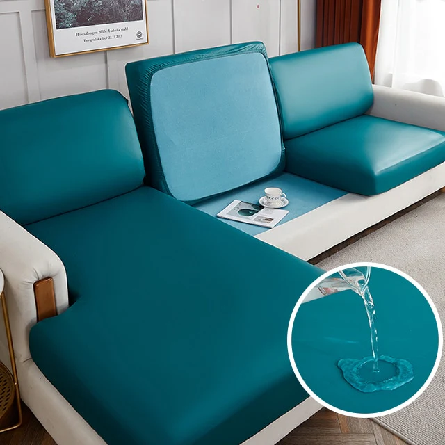 Faux Leather Sofa Seat Cover - Image 14