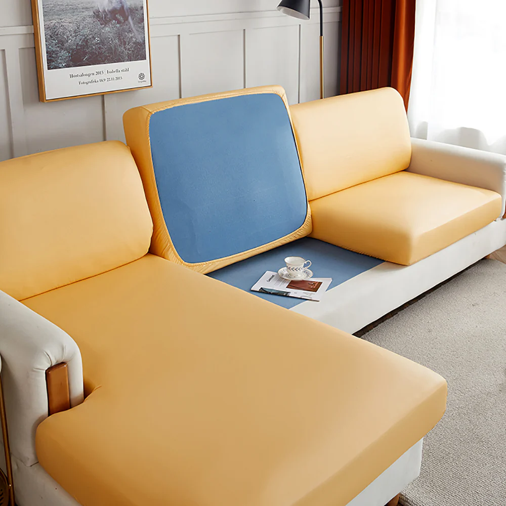 Faux Leather Sofa Seat Cover - Image 32
