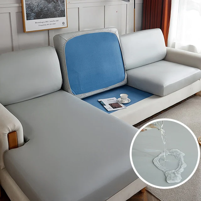 Faux Leather Sofa Seat Cover - Image 7