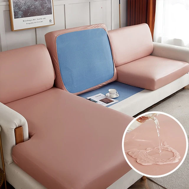 Faux Leather Sofa Seat Cover - Image 8