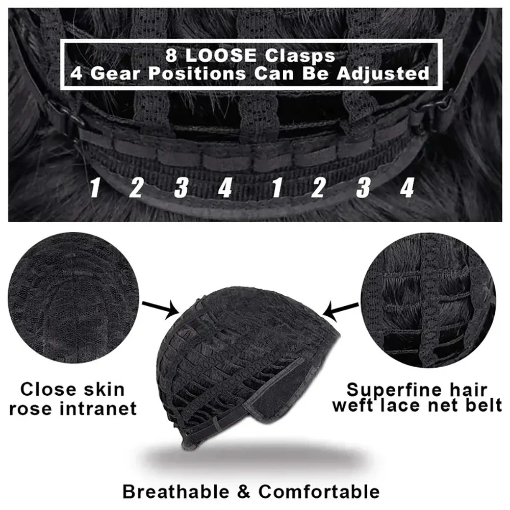 Fiber Synthetic Hair Men Wig - Image 6