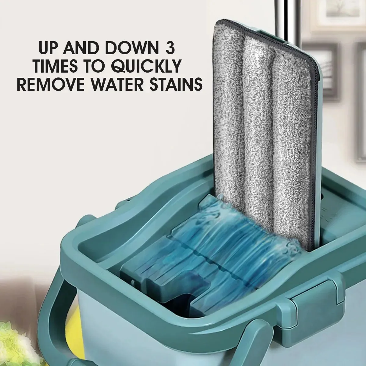 Flat Squeeze Mop Bucket - Image 4