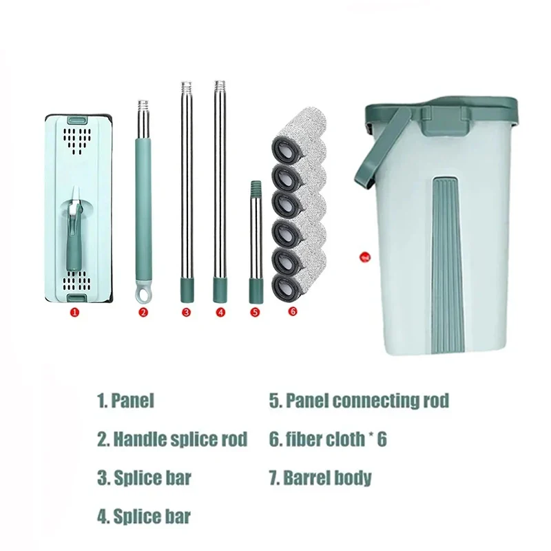 Flat Squeeze Mop Bucket - Image 6