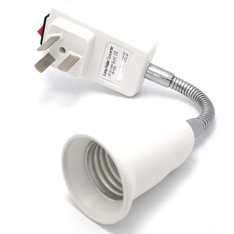 Flexible Lamp Adapter E27 to EU UK US AU Plug - Image 2