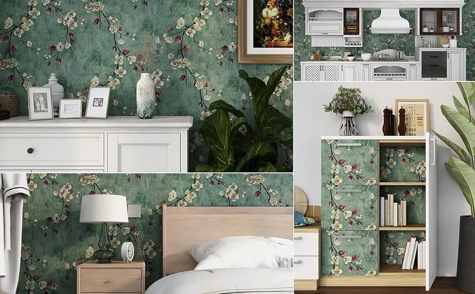 Floral Peel and Stick Wallpapers - Image 9