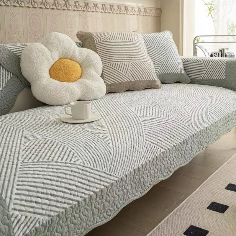 Floral Sofa Cover - Image 13