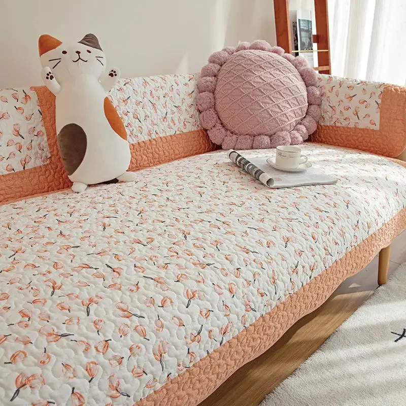 Floral Sofa Cover - Image 14