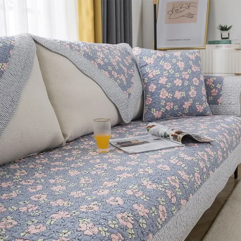 Floral Sofa Cover - Image 15