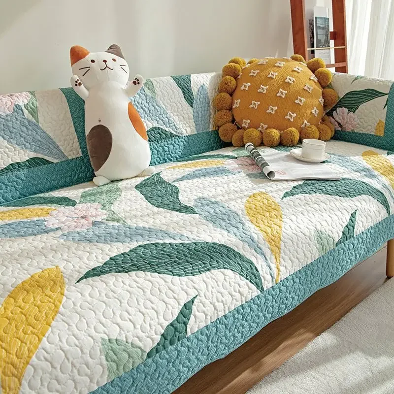 Floral Sofa Cover - Image 16