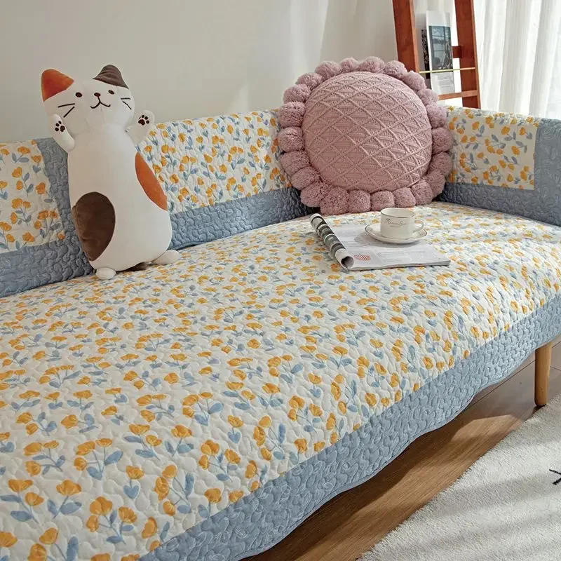 Floral Sofa Cover - Image 5