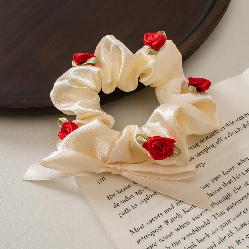 Flower Butterfly Elastic Hair Tie Scrunchie - Image 11