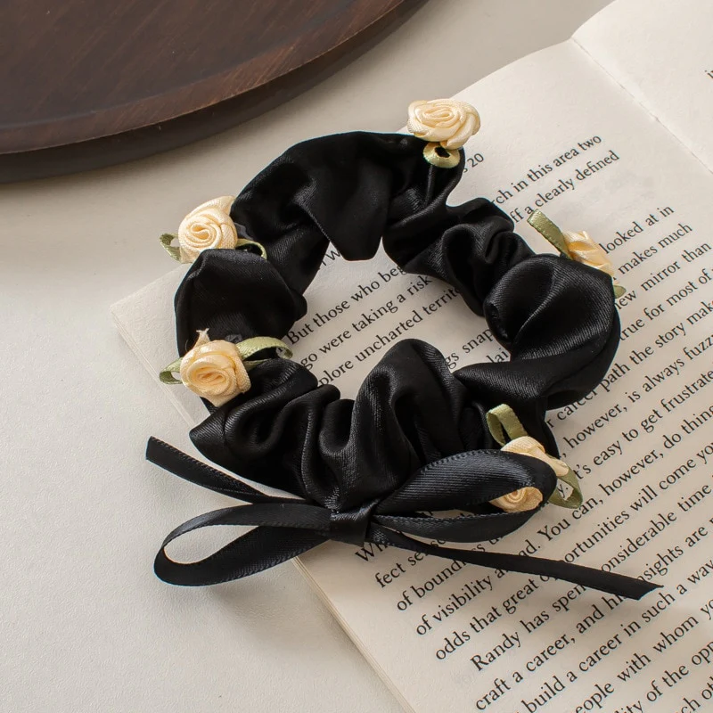 Flower Butterfly Elastic Hair Tie Scrunchie - Image 13