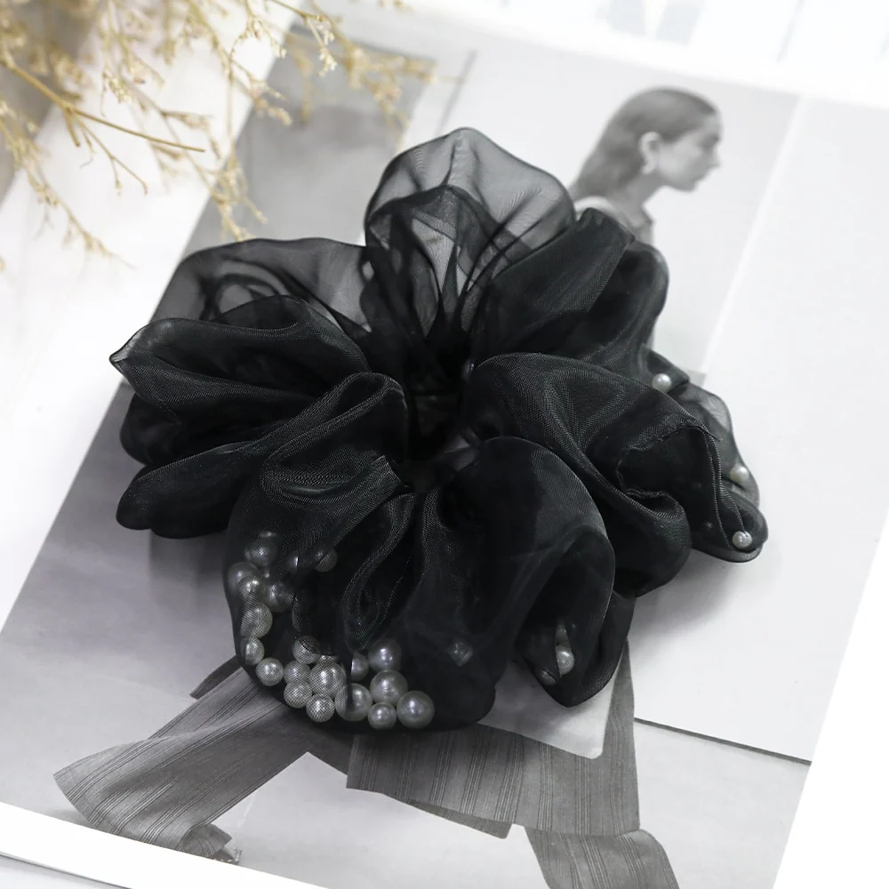 Flower Butterfly Elastic Hair Tie Scrunchie - Image 19