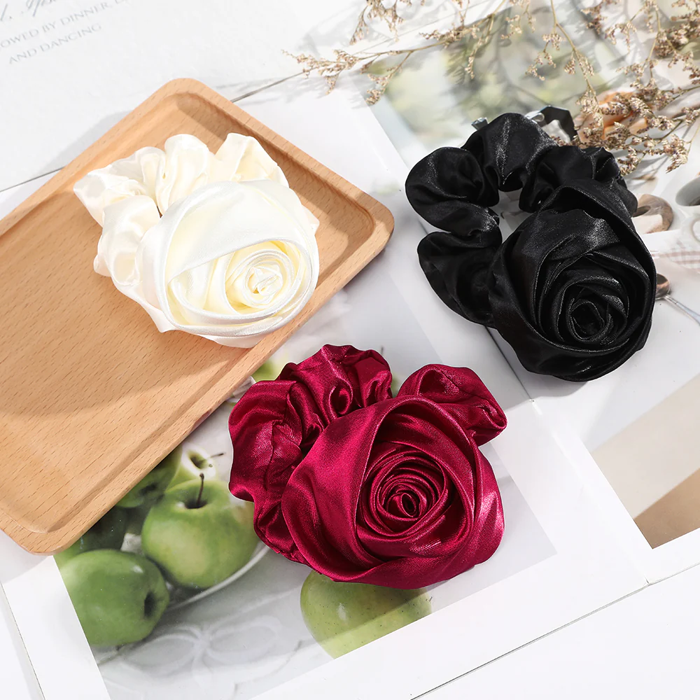 Flower Butterfly Elastic Hair Tie Scrunchie - Image 30
