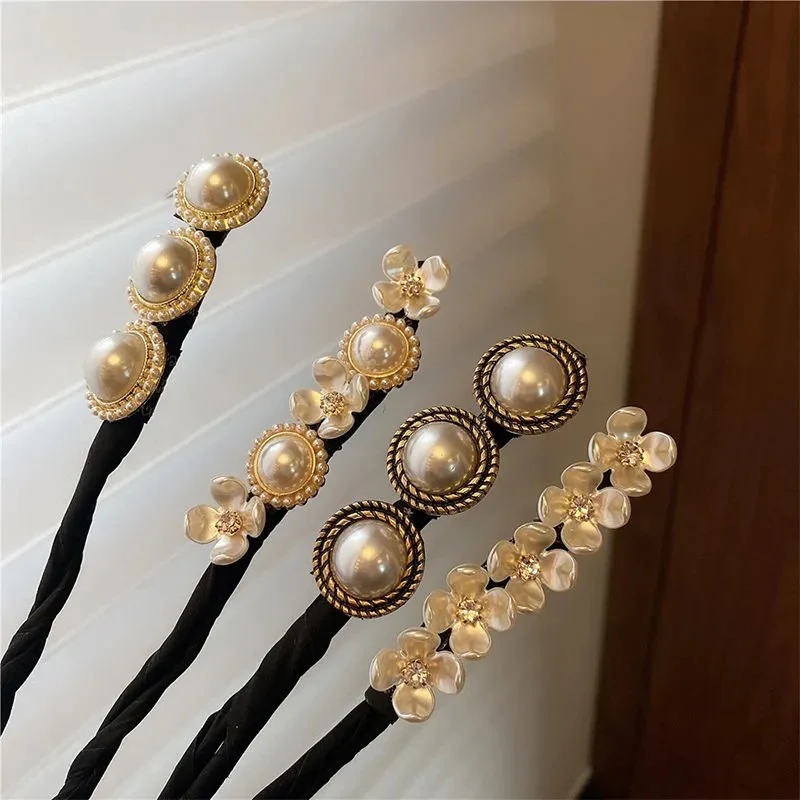 Flower Pearl Bun Maker Stick - Image 13