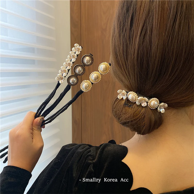 Flower Pearl Bun Maker Stick - Image 18