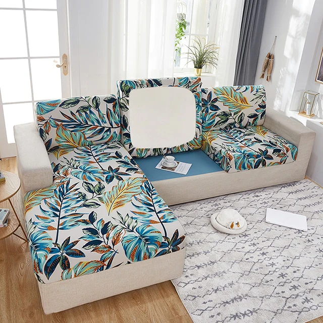 Flowers Printed Sofa Cushion Cover - Image 10
