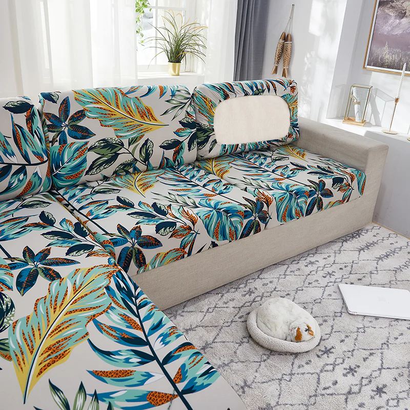 Flowers Printed Sofa Cushion Cover - Image 26