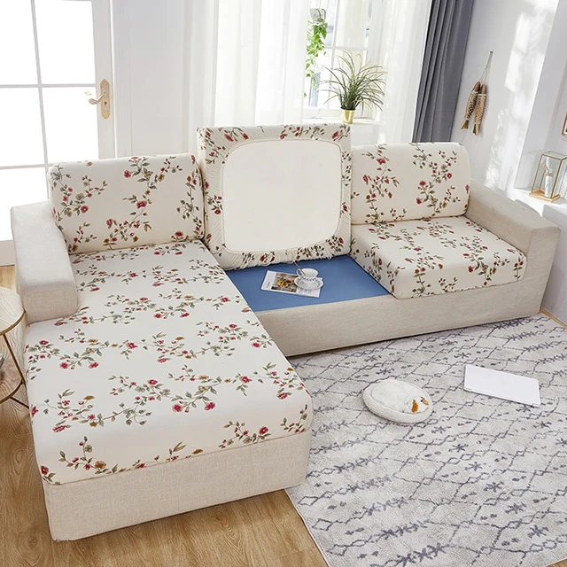 Flowers Printed Sofa Cushion Cover - Image 3