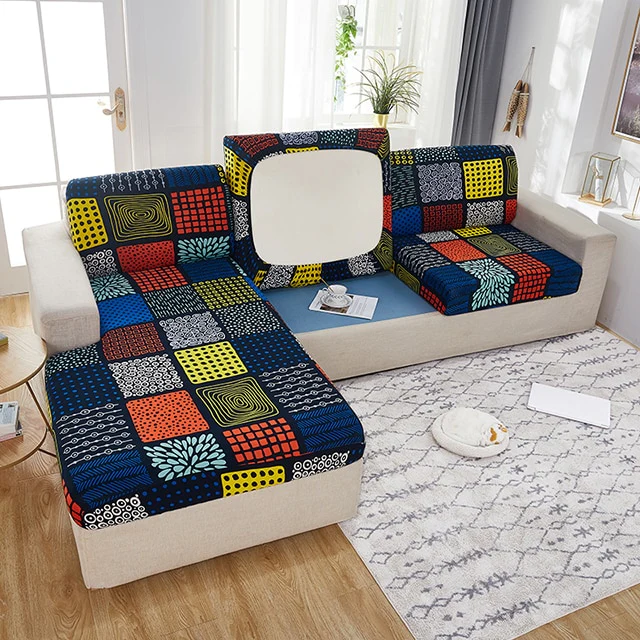 Flowers Printed Sofa Cushion Cover - Image 7