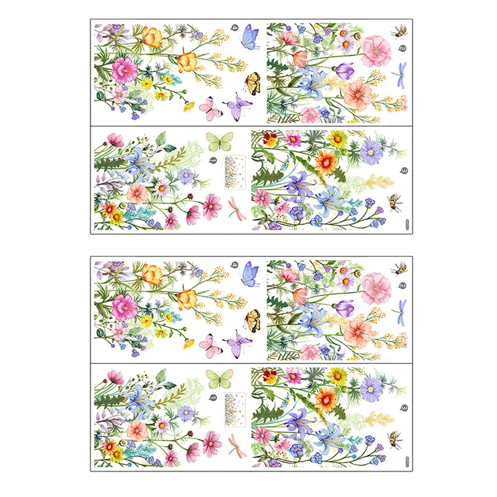Flowers Wall Decal Sticker - Image 2