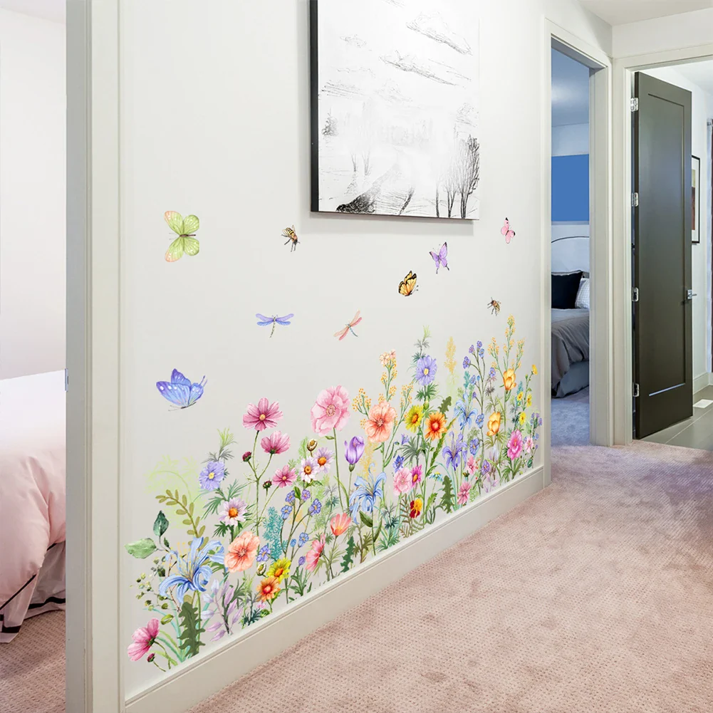 Flowers Wall Decal Sticker - Image 3