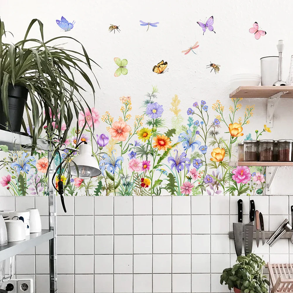 Flowers Wall Decal Sticker - Image 4