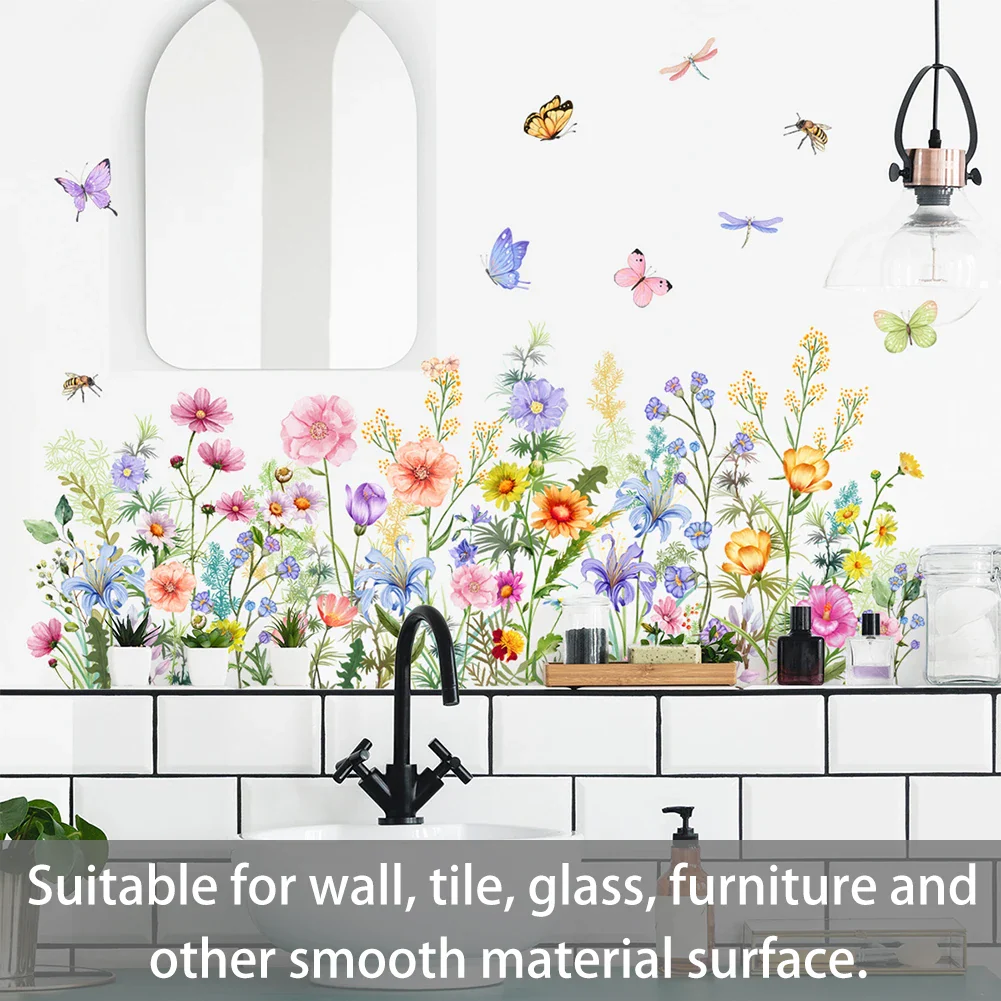 Flowers Wall Decal Sticker - Image 5