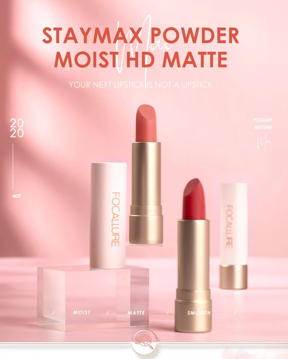 FOCALLURE Waterproof Matte Lipstick - Image 11
