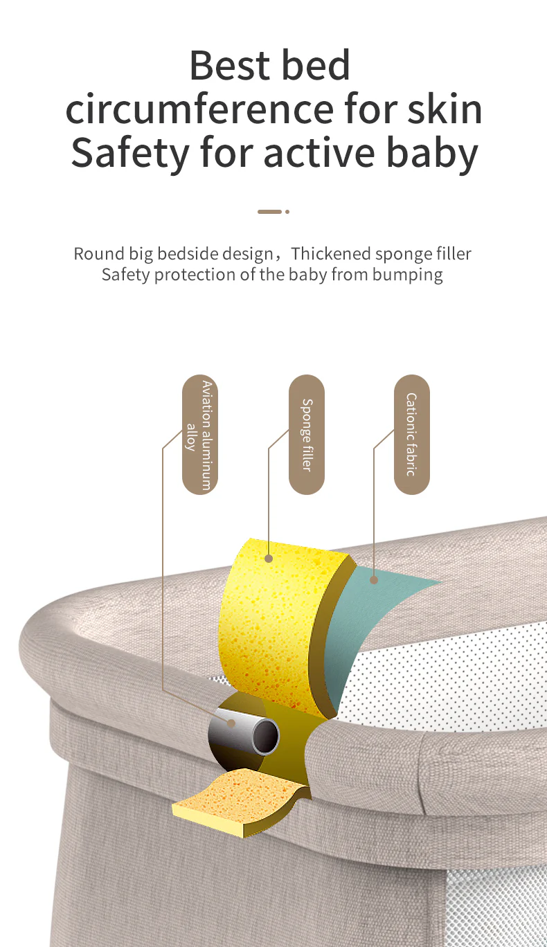 Foldable Baby Crib - Image 16