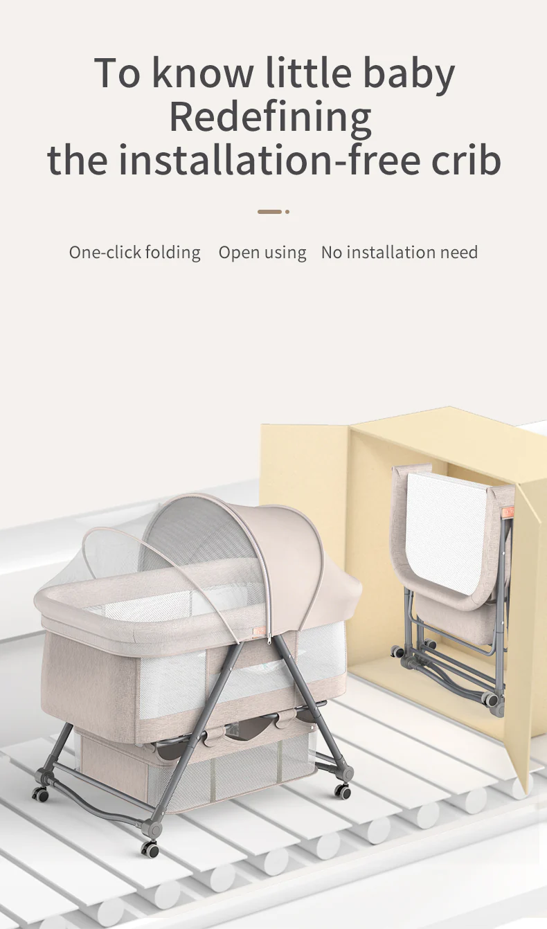 Foldable Baby Crib - Image 9
