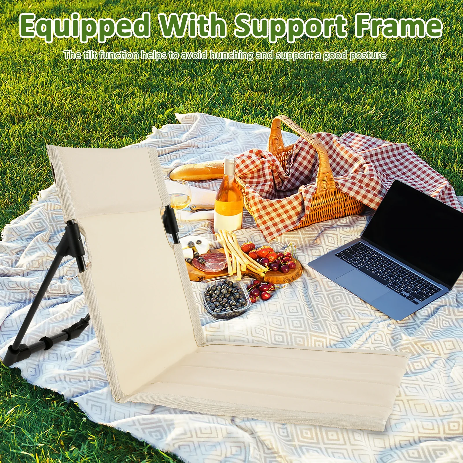 Foldable Back Rest Chair - Image 12