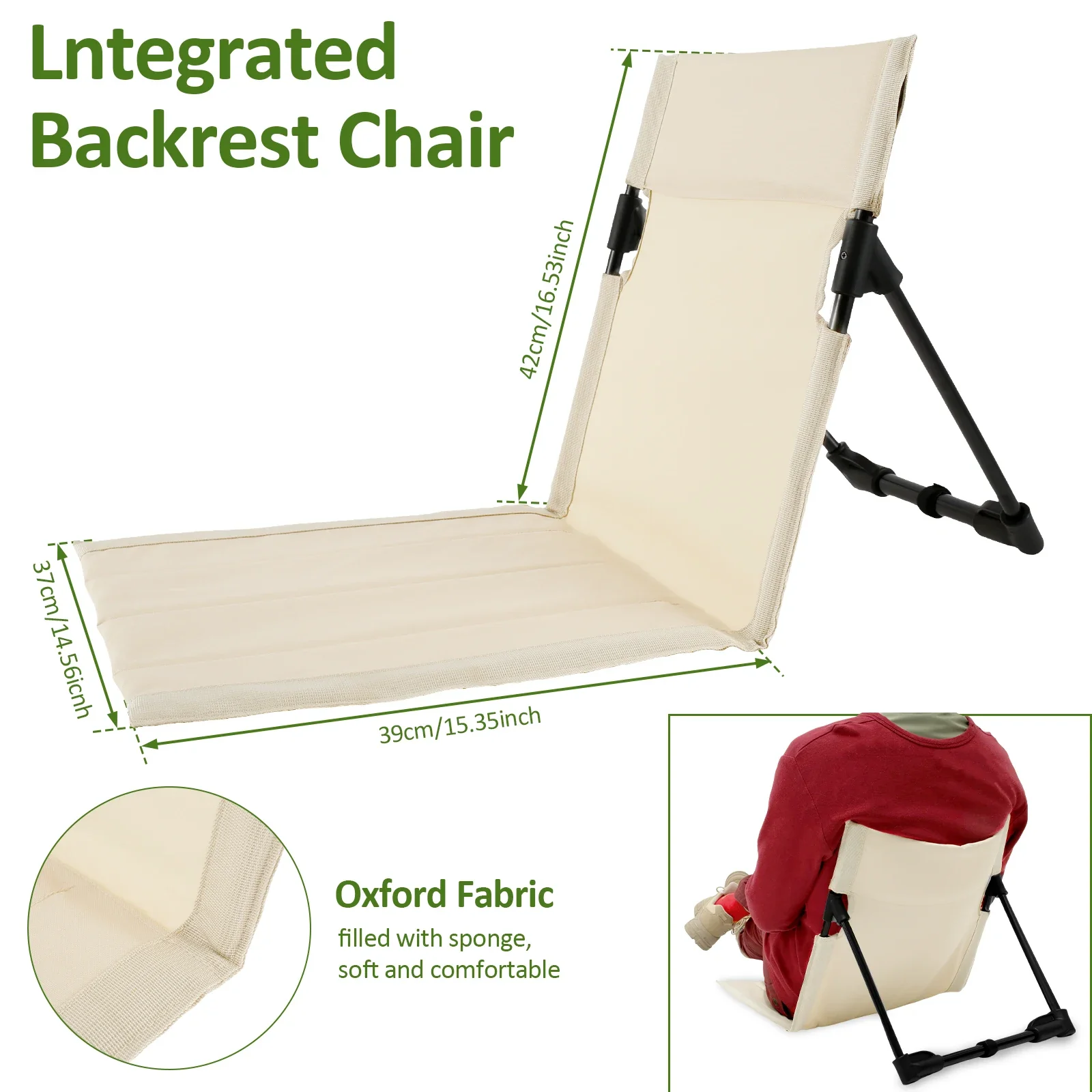 Foldable Back Rest Chair - Image 15