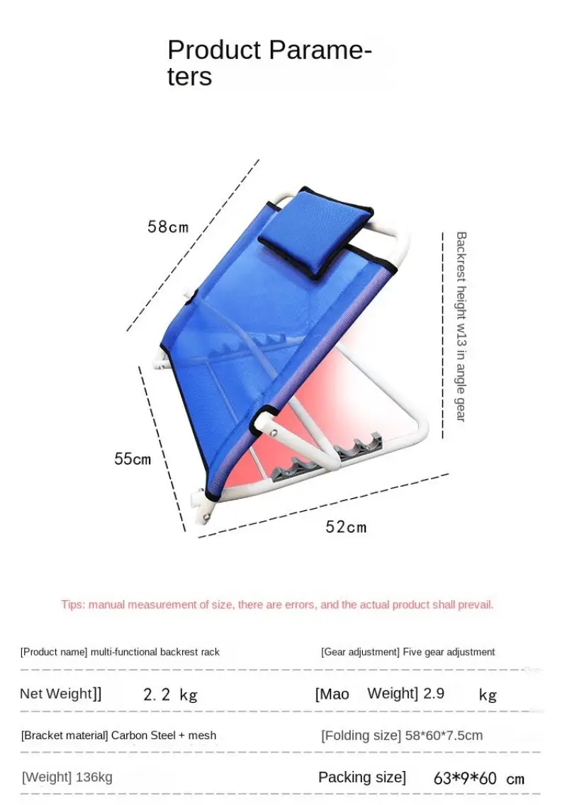 Foldable Back Rest Support - Image 6