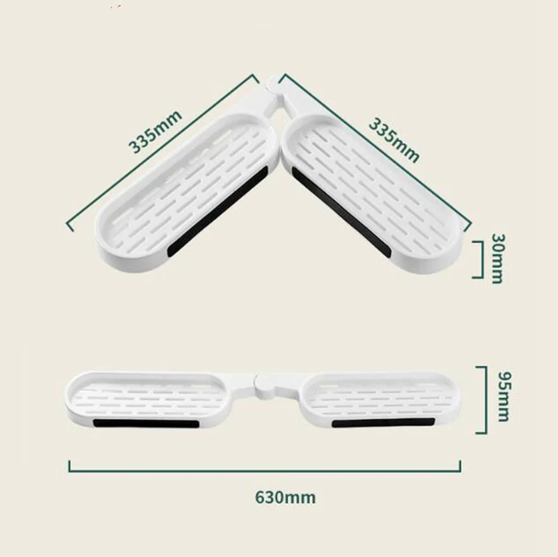 Foldable Bathroom Shelf Rack - Image 4