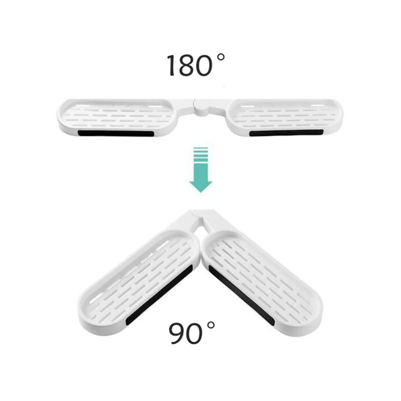 Foldable Bathroom Shelf Rack - Image 8