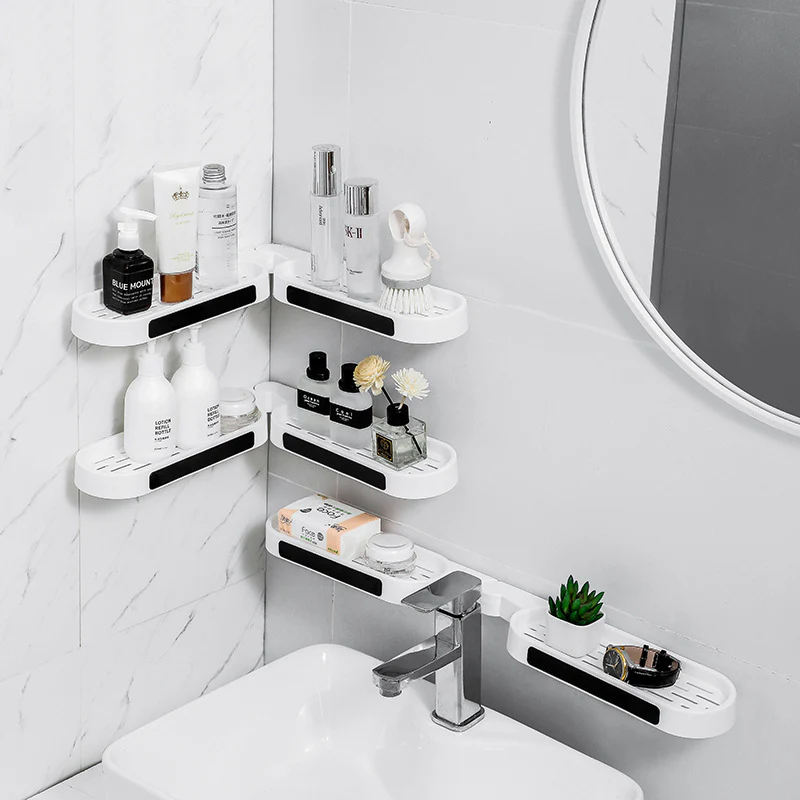 Foldable Bathroom Shelf Rack - Image 9
