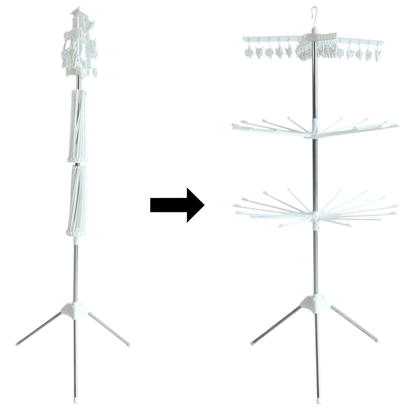 Foldable Clothes Drying Stand - Image 4