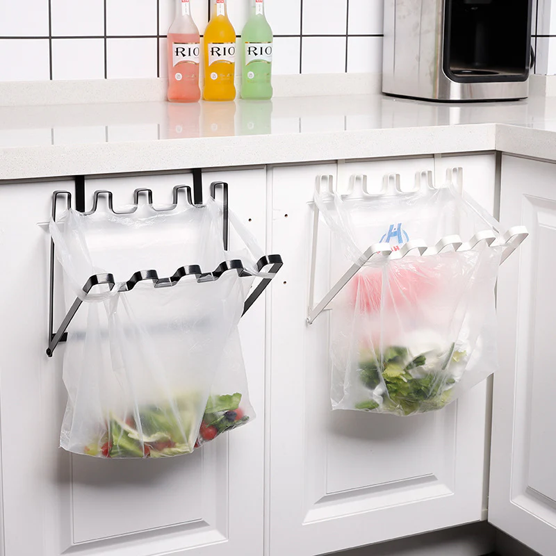 Foldable Iron Garbage Bag Hanging Rack - Image 8