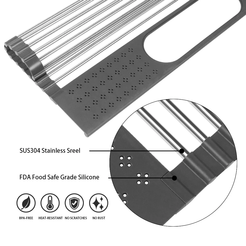 Foldable Kitchen Drying Rack - Image 5