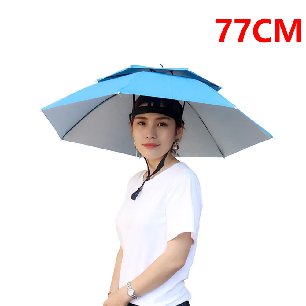 Foldable Outdoor Umbrella Hat - Image 12