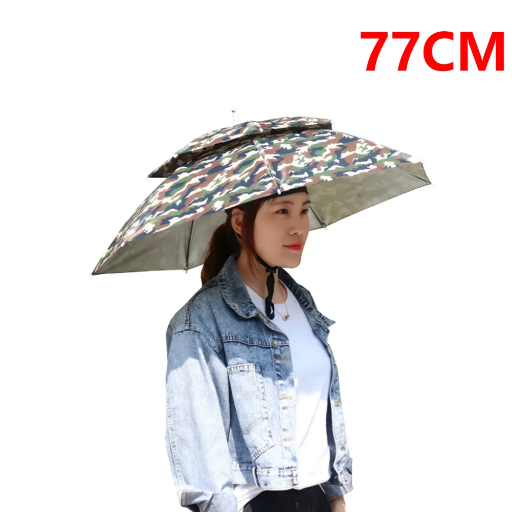 Foldable Outdoor Umbrella Hat - Image 13
