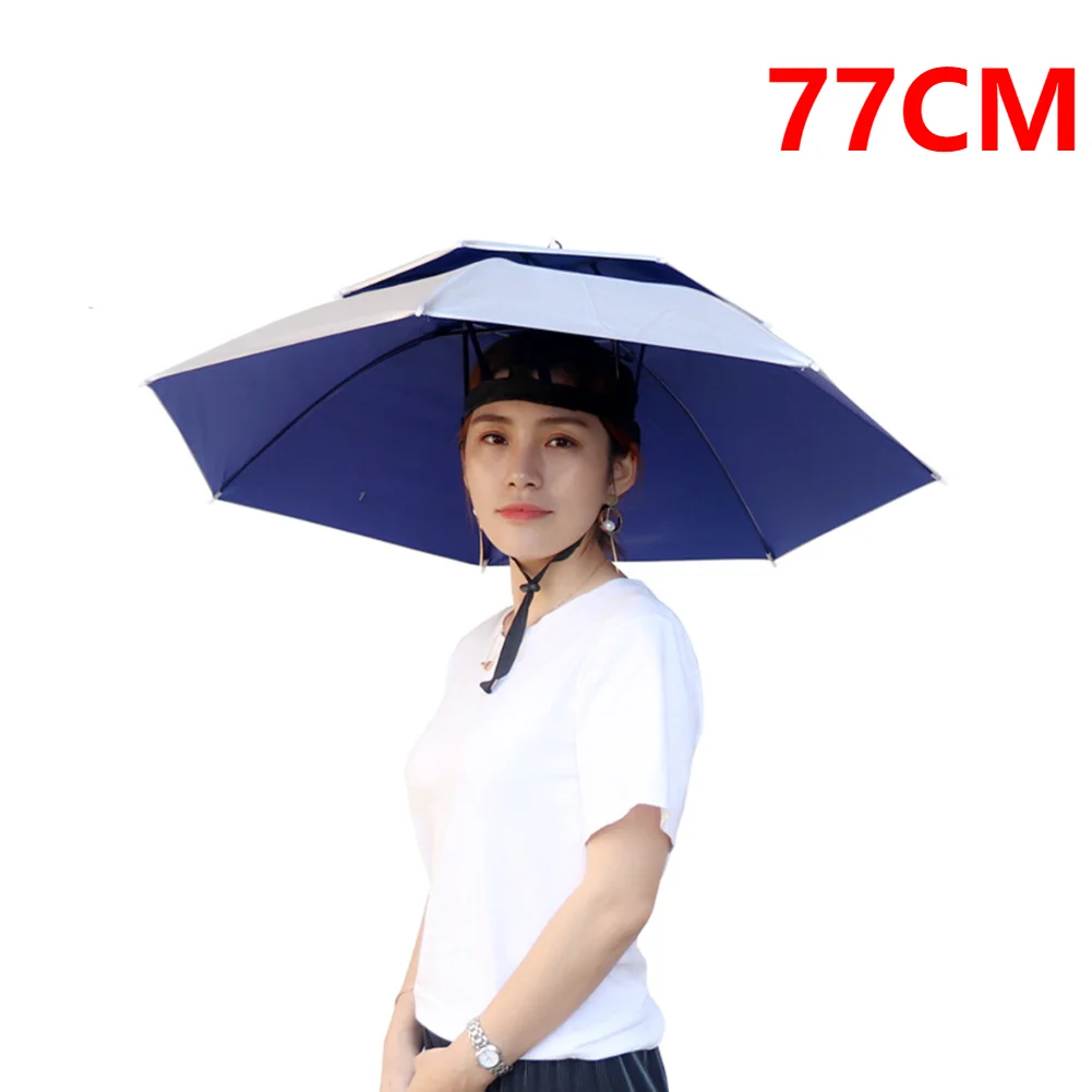 Foldable Outdoor Umbrella Hat - Image 9
