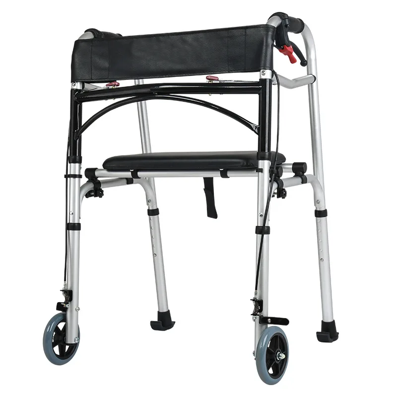 Foldable Rehabilitation Walker with Brake - Image 7