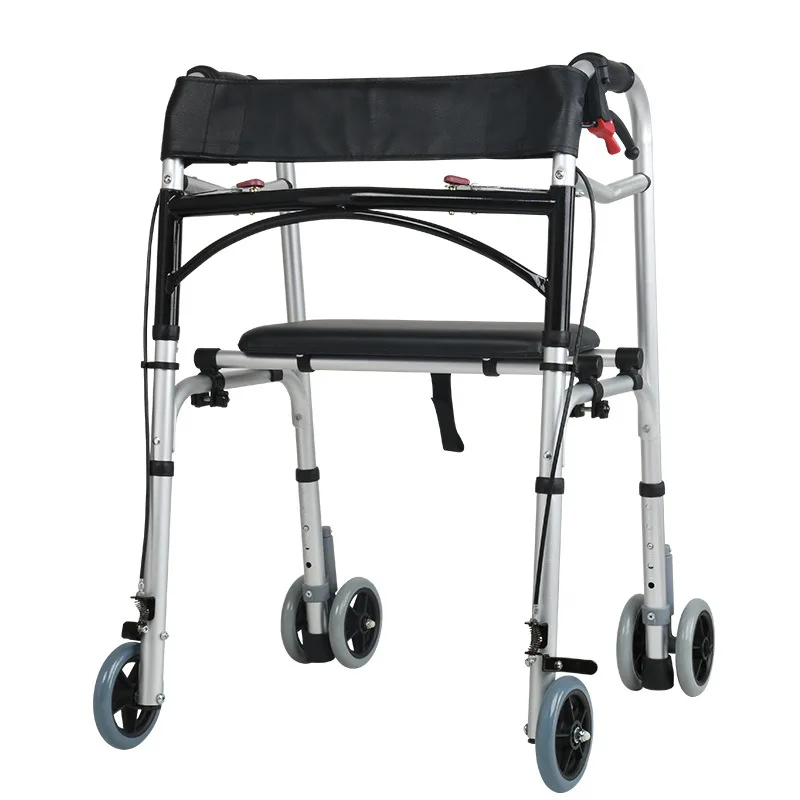 Foldable Rehabilitation Walker with Brake - Image 9