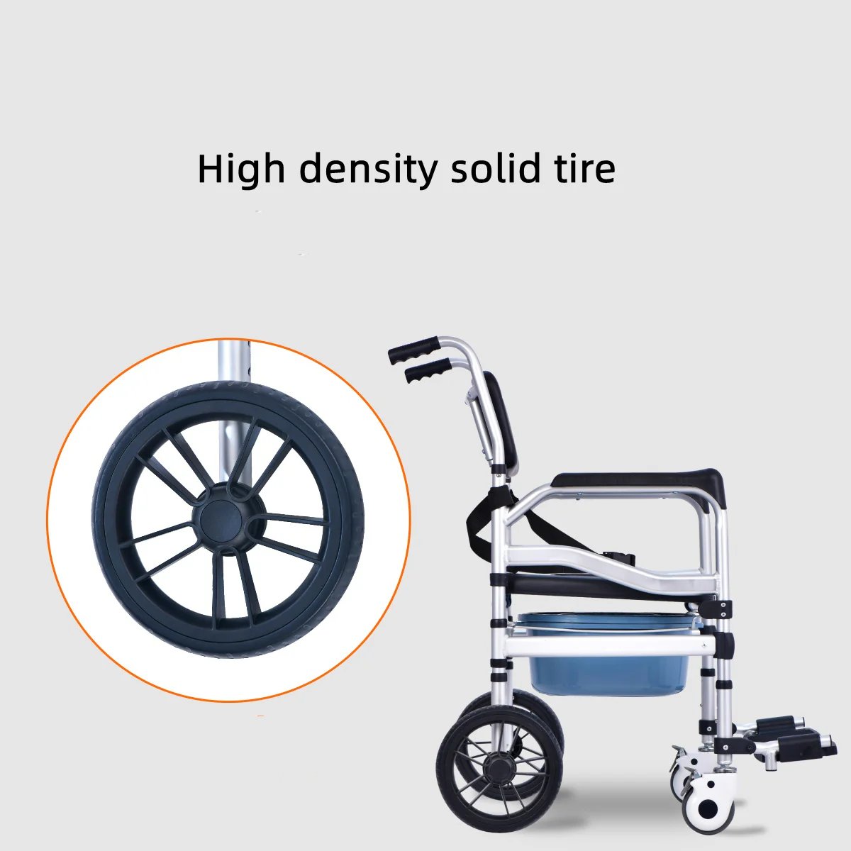 Foldable Toilet Wheelchair - Image 19