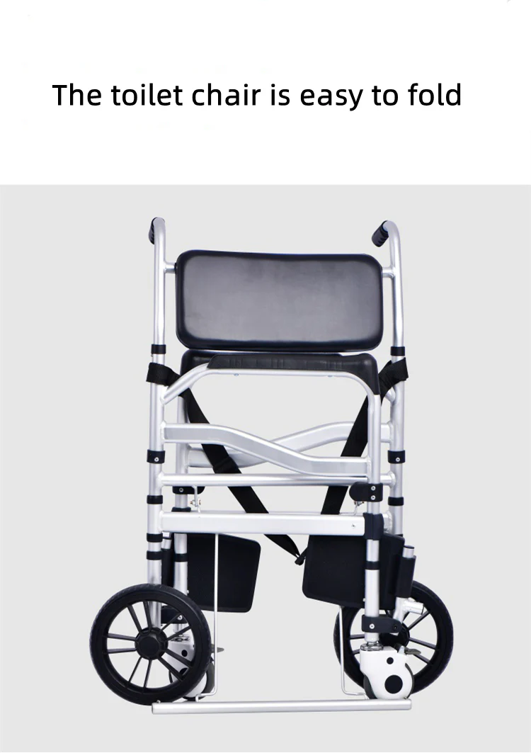 Foldable Toilet Wheelchair - Image 23