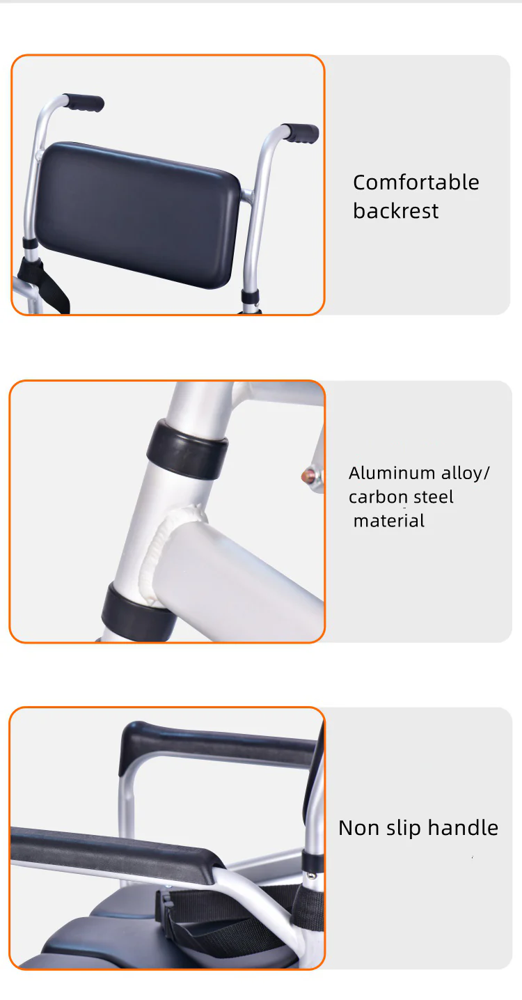 Foldable Toilet Wheelchair - Image 26