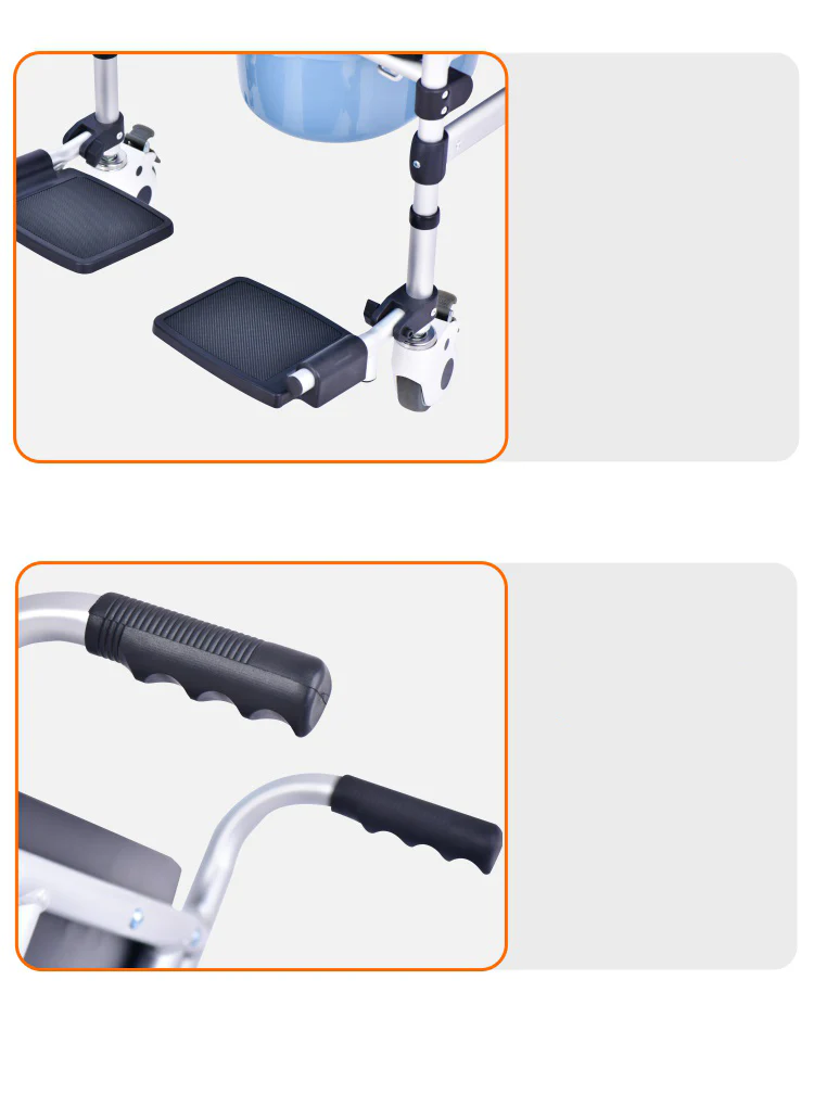Foldable Toilet Wheelchair - Image 27